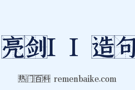 亮剑II造句是什么意思的图片